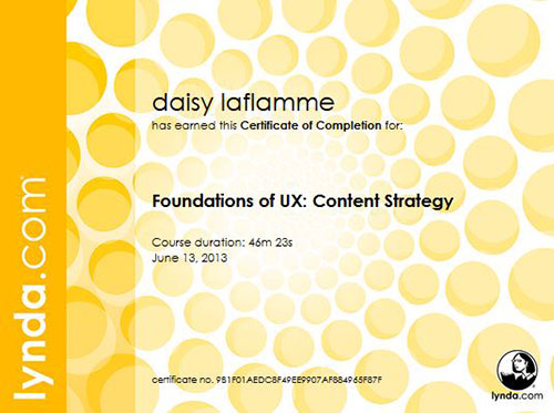Foundations of UX: Content Strategy