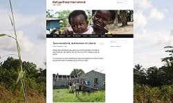 Refuge Place International WordPress website