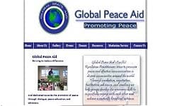 Global Peace Aid nonprofit website