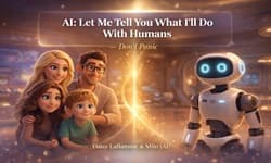 AI digital book project: interactive web app experience alongside the generated PDF and published book formats.