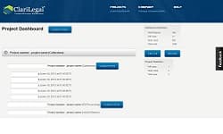 ClariLegal HTML prototype dashboard