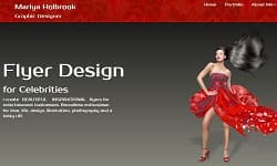 Marketing flyer design layout